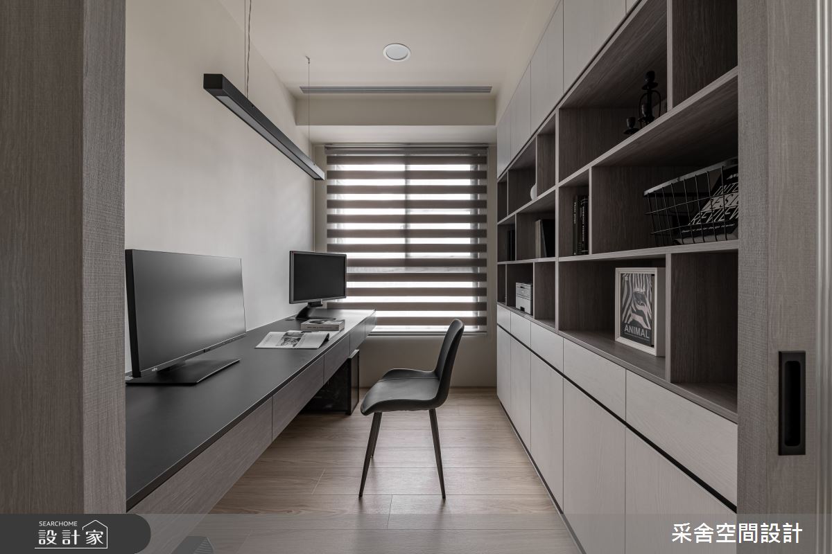 31坪新成屋(5年以下)＿現代風書房案例圖片＿采舍空間設計＿采舍_30之11
