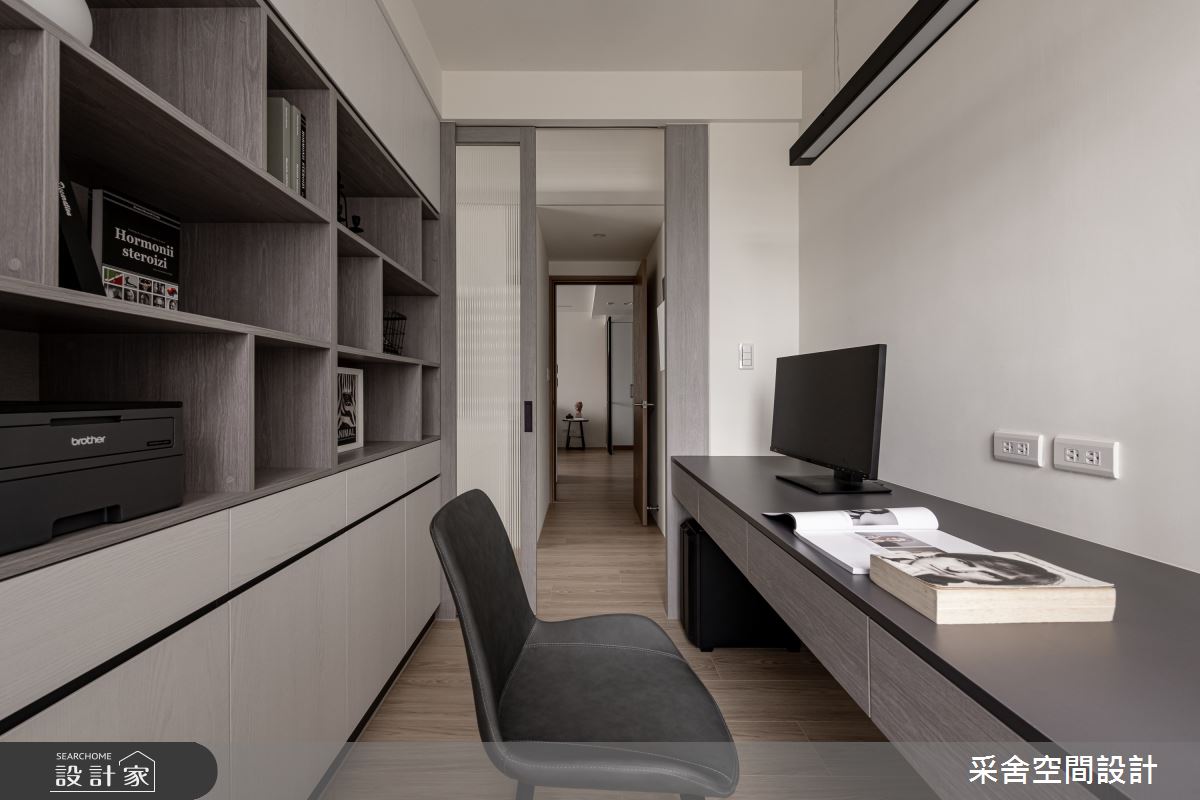 31坪新成屋(5年以下)＿現代風書房案例圖片＿采舍空間設計＿采舍_30之12