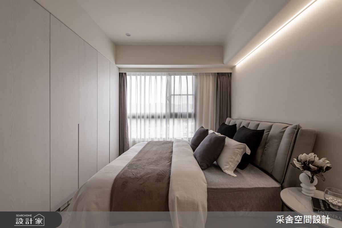 31坪新成屋(5年以下)＿現代風臥室案例圖片＿采舍空間設計＿采舍_30之18