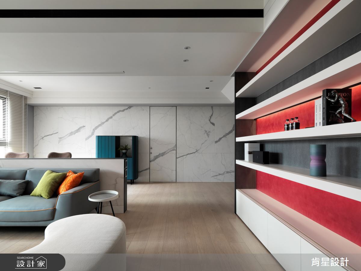 52坪新成屋(5年以下)＿現代風客廳案例圖片＿肯星設計＿肯星_01之3