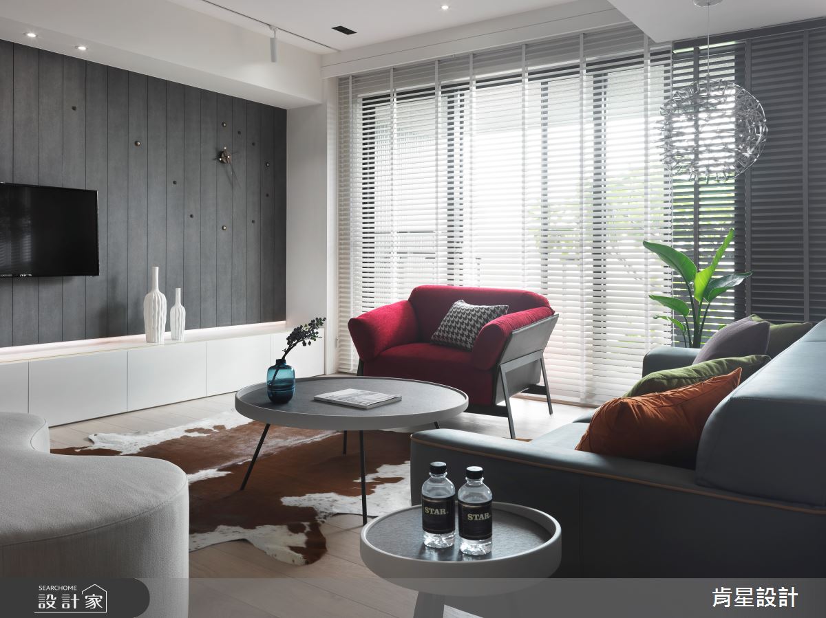 52坪新成屋(5年以下)＿現代風客廳案例圖片＿肯星設計＿肯星_01之7