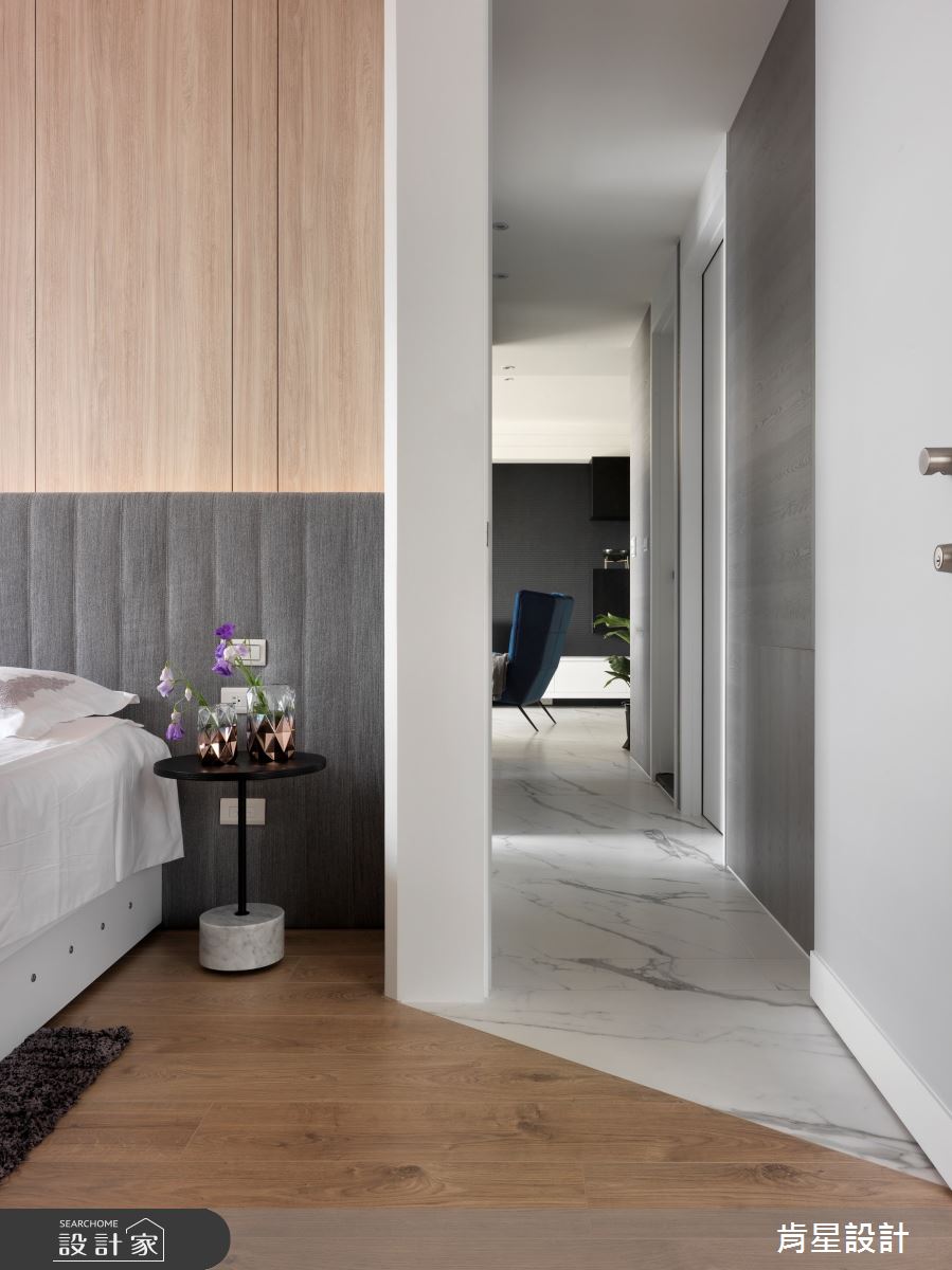 21坪新成屋(5年以下)＿簡約風臥室案例圖片＿肯星設計＿肯星_03之17
