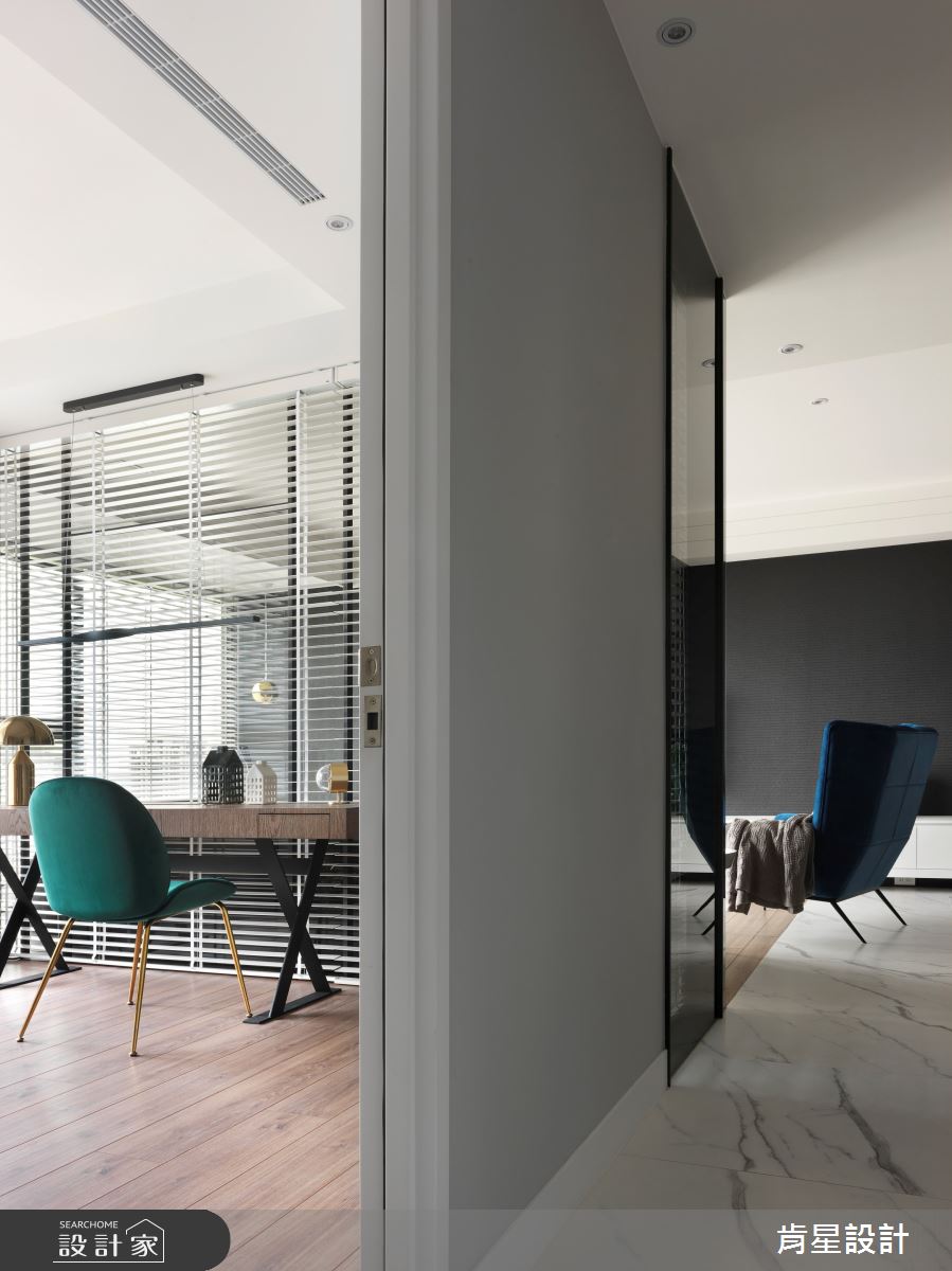 21坪新成屋(5年以下)＿簡約風書房案例圖片＿肯星設計＿肯星_03之11