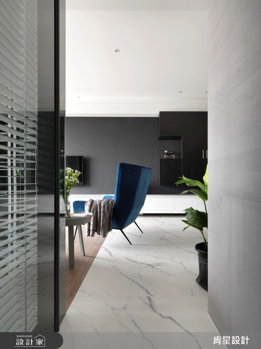 21坪新成屋(5年以下)＿簡約風客廳案例圖片＿肯星設計＿肯星_03之10