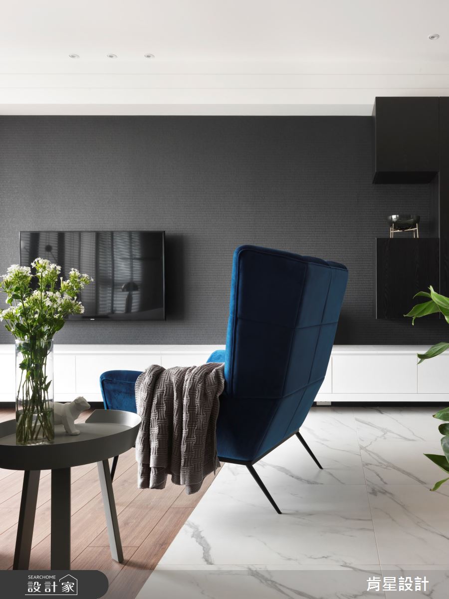 21坪新成屋(5年以下)＿簡約風客廳案例圖片＿肯星設計＿肯星_03之9