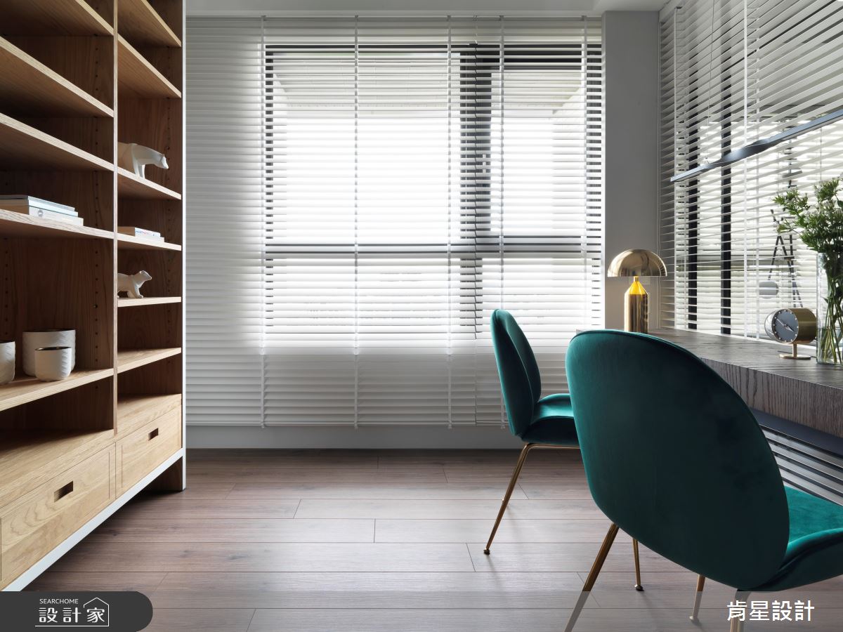 21坪新成屋(5年以下)＿簡約風書房案例圖片＿肯星設計＿肯星_03之12