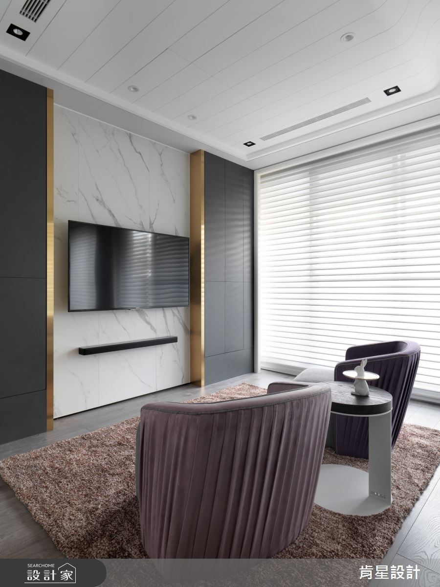 75坪新成屋(5年以下)＿美式風客廳案例圖片＿肯星設計＿肯星_04之32