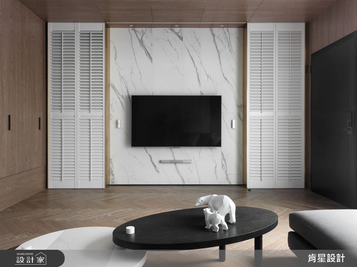 75坪新成屋(5年以下)＿美式風客廳案例圖片＿肯星設計＿肯星_04之2