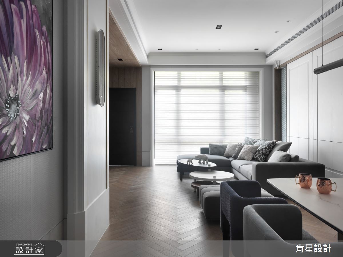 75坪新成屋(5年以下)＿美式風客廳案例圖片＿肯星設計＿肯星_04之6