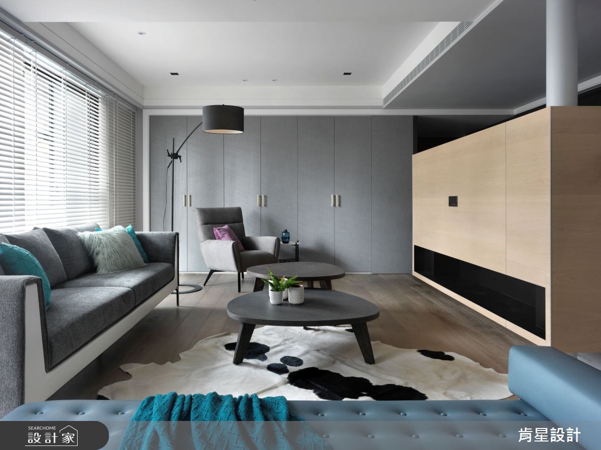 45坪新成屋(5年以下)＿現代風客廳案例圖片＿肯星設計＿肯星_05之11