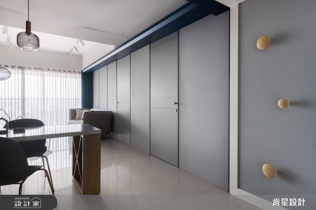 18坪新成屋(5年以下)＿簡約風玄關案例圖片＿肯星設計＿肯星_07之2