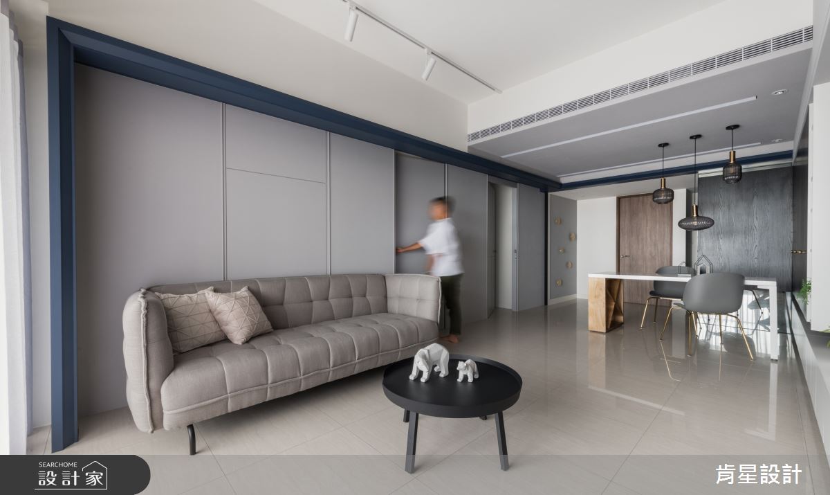 18坪新成屋(5年以下)＿簡約風客廳案例圖片＿肯星設計＿肯星_07之4