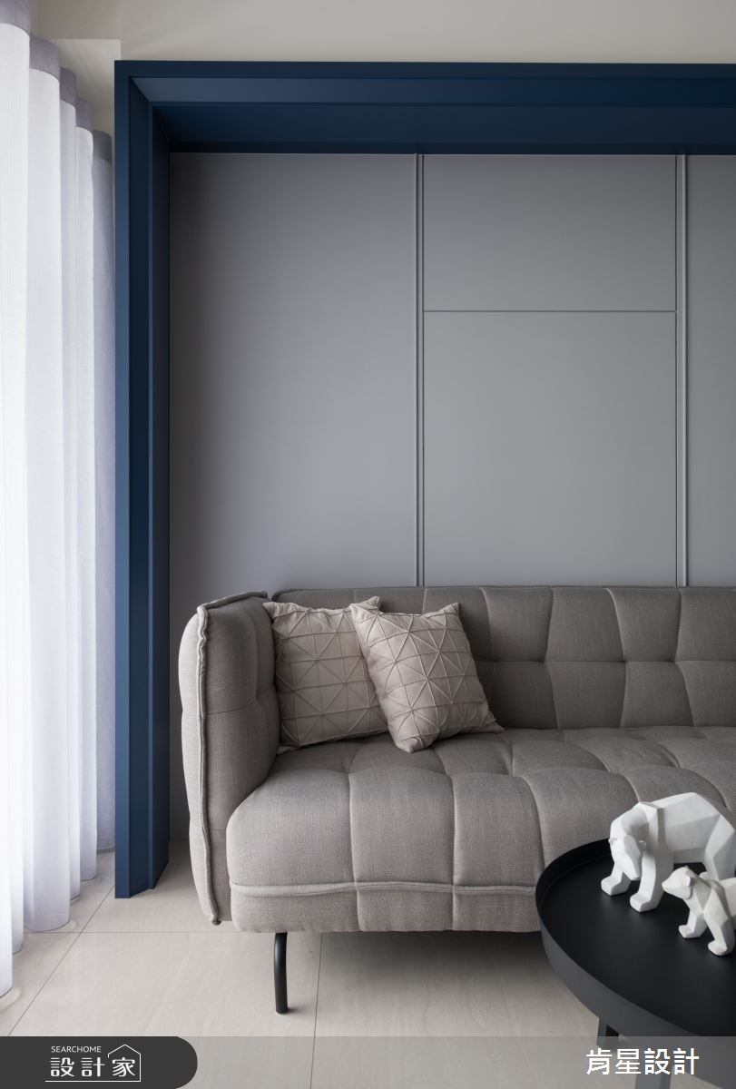 18坪新成屋(5年以下)＿簡約風客廳案例圖片＿肯星設計＿肯星_07之7