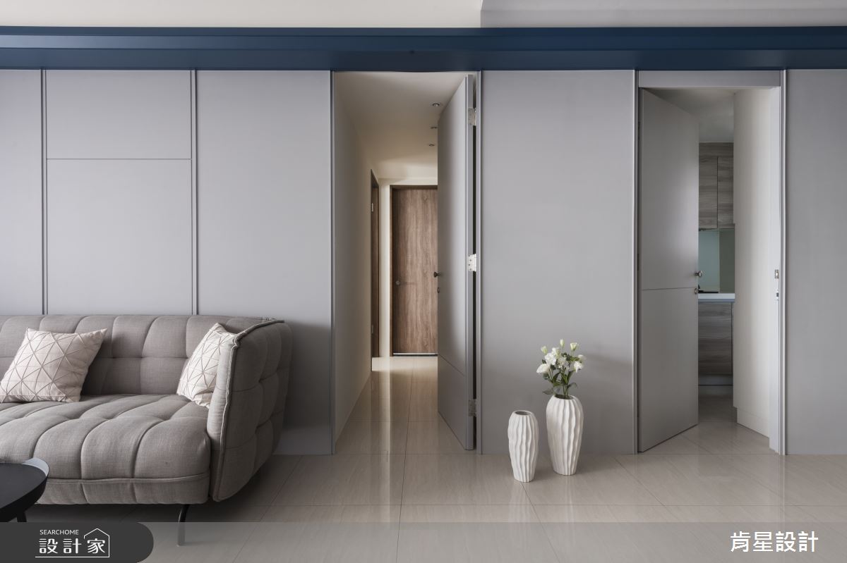18坪新成屋(5年以下)＿簡約風客廳案例圖片＿肯星設計＿肯星_07之6