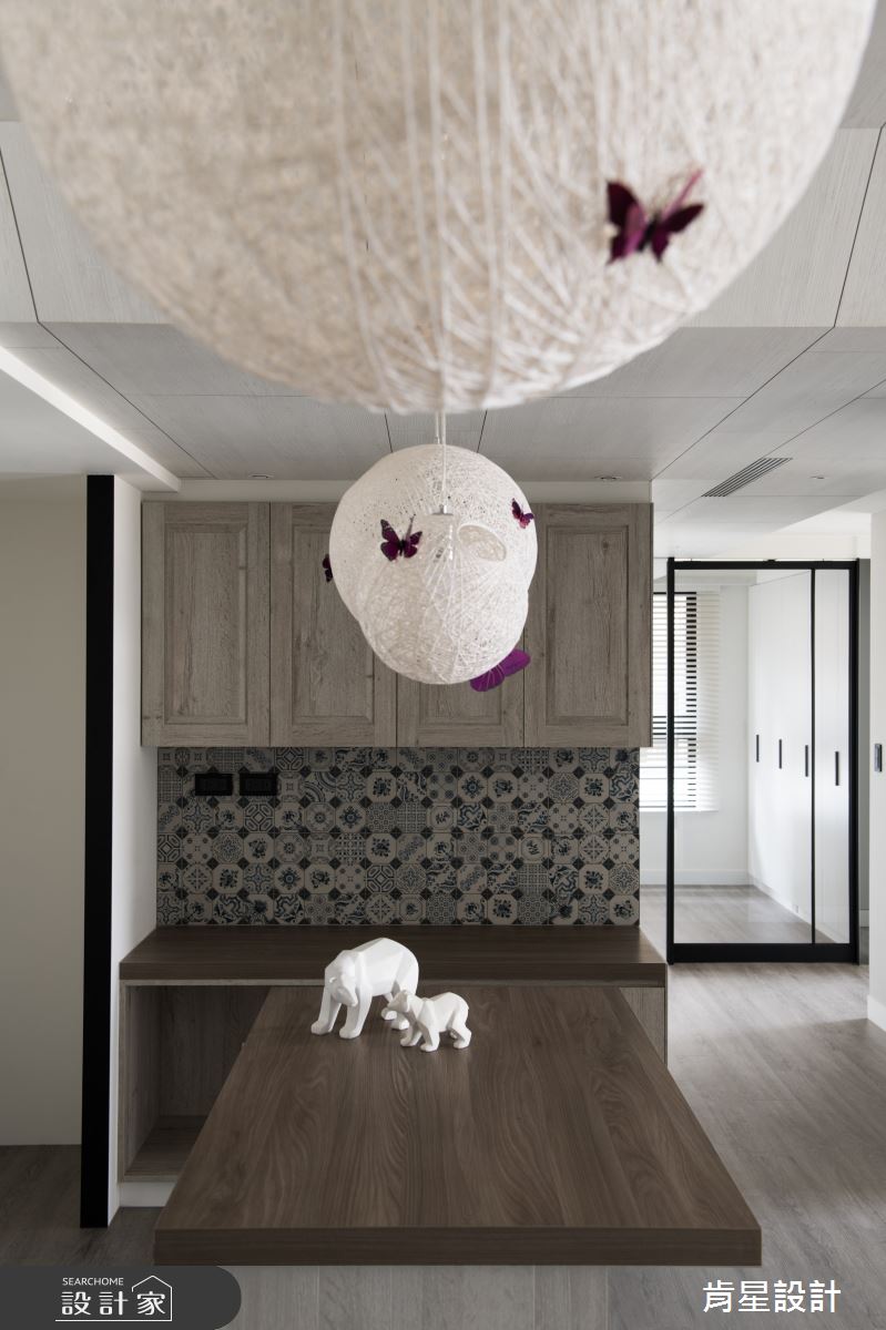 29坪新成屋(5年以下)＿鄉村風中島案例圖片＿肯星設計＿肯星_09之9