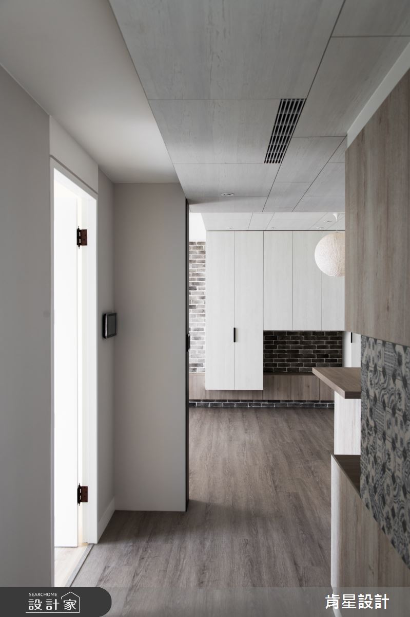 29坪新成屋(5年以下)＿鄉村風走廊案例圖片＿肯星設計＿肯星_09之11