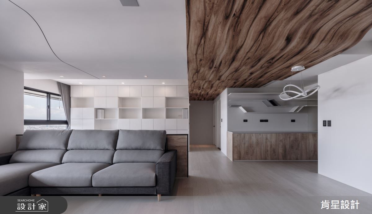 32坪新成屋(5年以下)＿日式無印風客廳案例圖片＿肯星設計＿肯星_10之7