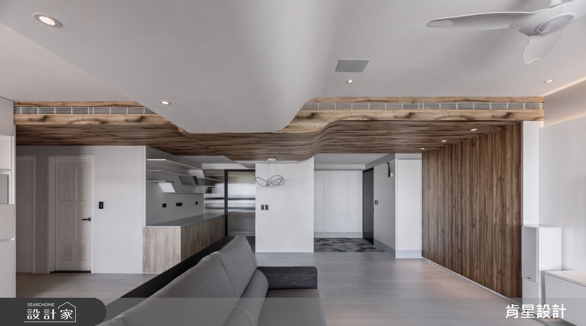 32坪新成屋(5年以下)＿日式無印風客廳案例圖片＿肯星設計＿肯星_10之9