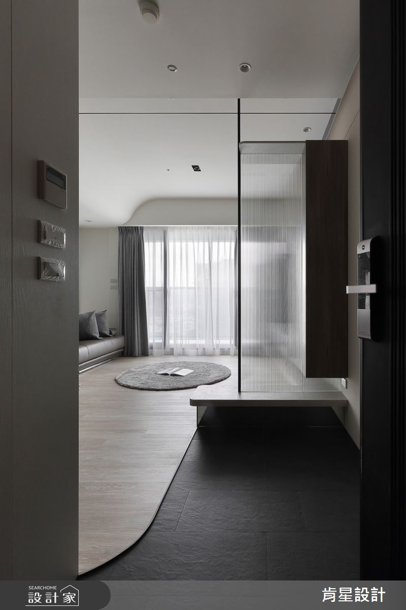 28坪新成屋(5年以下)＿現代風玄關客廳案例圖片＿肯星設計＿肯星_11浪漫曲調Romantic tune之1