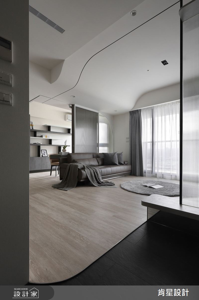 28坪新成屋(5年以下)＿現代風客廳案例圖片＿肯星設計＿肯星_11浪漫曲調Romantic tune之2