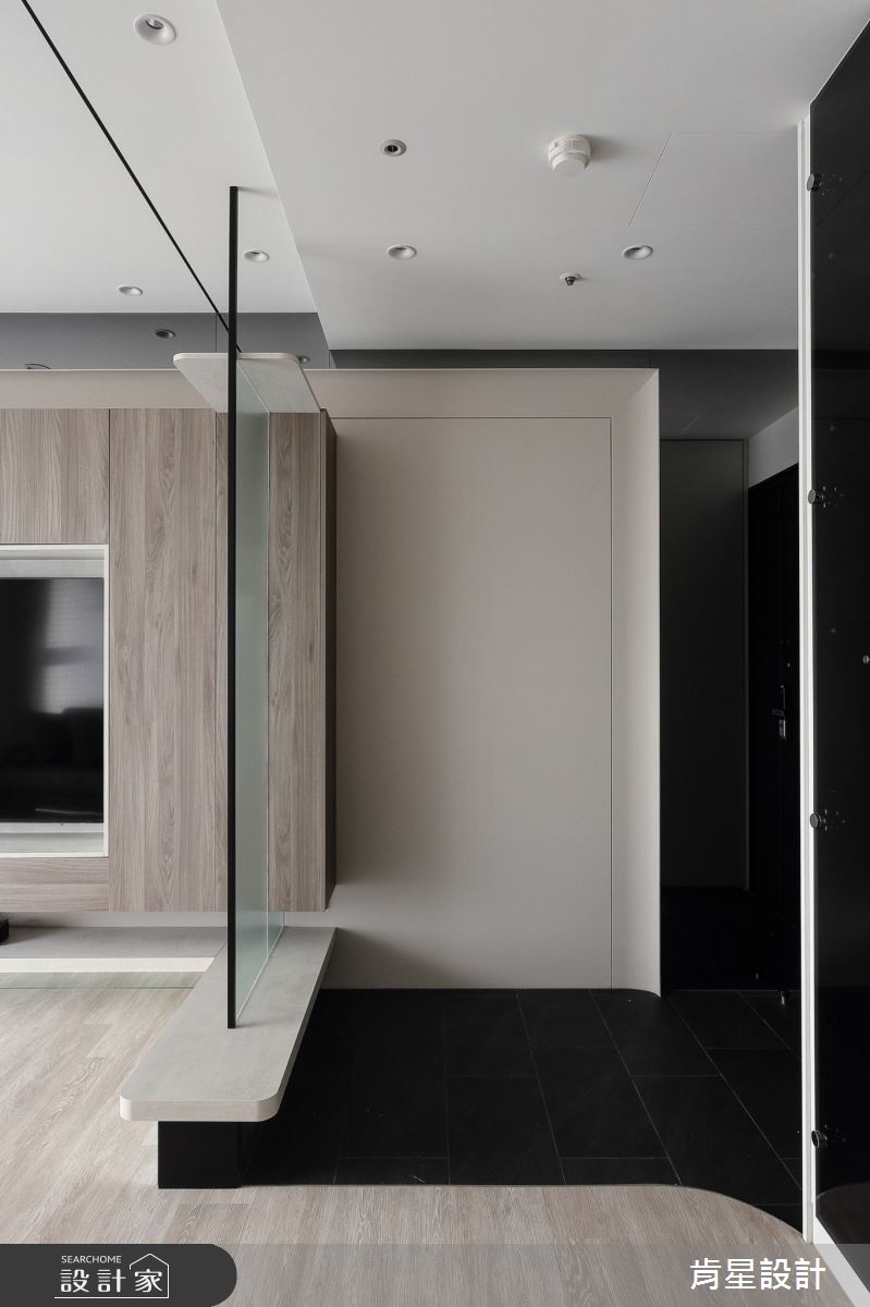 28坪新成屋(5年以下)＿現代風玄關案例圖片＿肯星設計＿肯星_11浪漫曲調Romantic tune之4