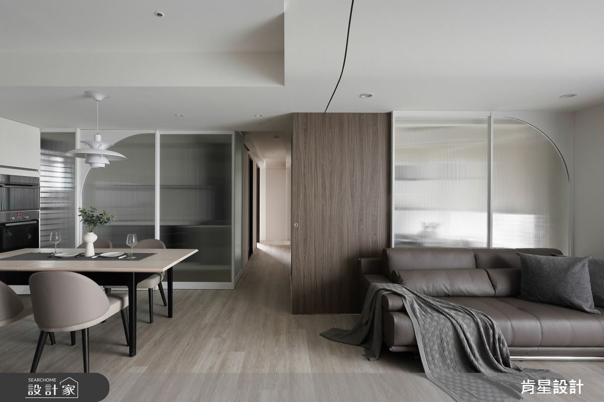 28坪新成屋(5年以下)＿現代風客廳餐廳走廊案例圖片＿肯星設計＿肯星_11浪漫曲調Romantic tune之9