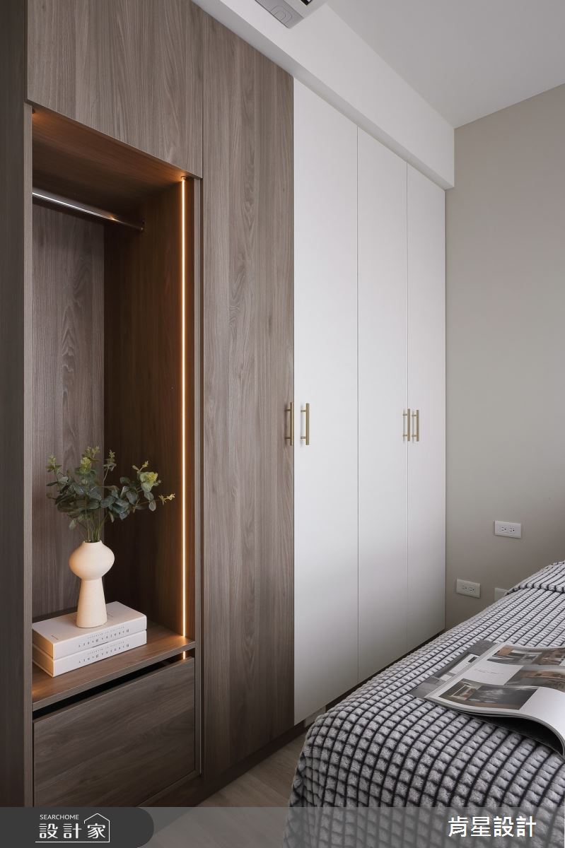 28坪新成屋(5年以下)＿現代風臥室案例圖片＿肯星設計＿肯星_11浪漫曲調Romantic tune之20