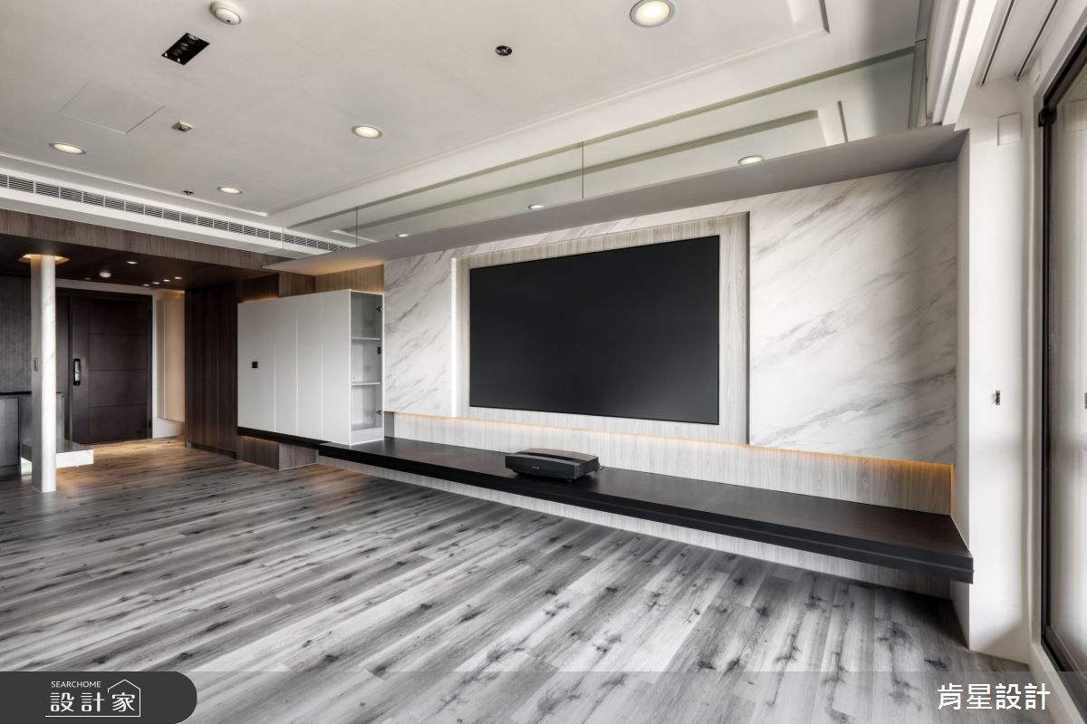 33坪中古屋(5~15年)＿混搭風客廳案例圖片＿肯星設計＿肯星_15疊灰Stacked gray之3