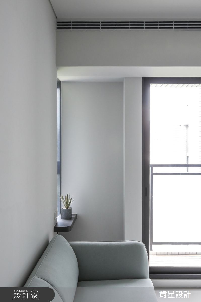 17坪新成屋(5年以下)＿侘寂風客廳案例圖片＿肯星設計＿肯星_19純粹Purely之12