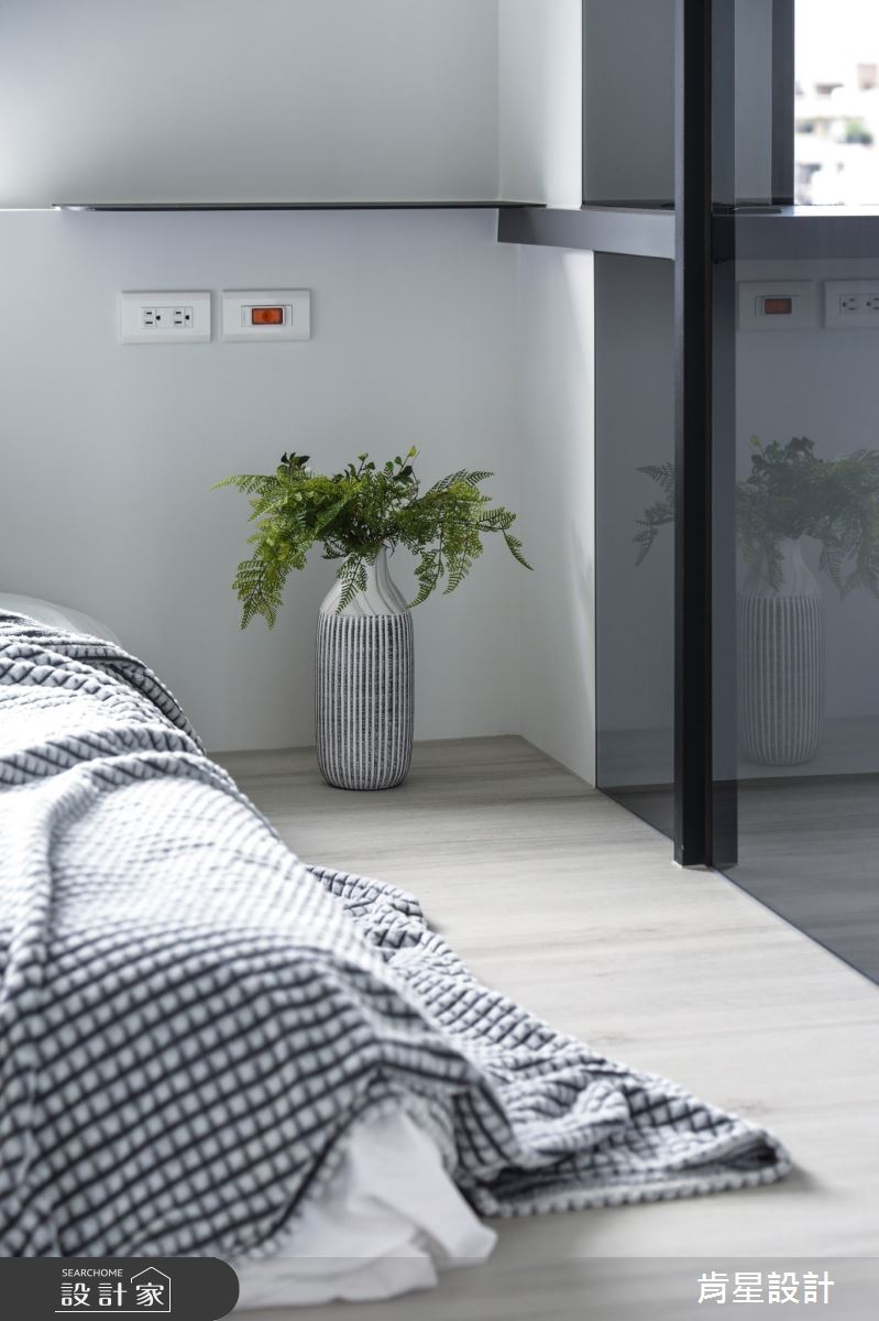 17坪新成屋(5年以下)＿侘寂風臥室案例圖片＿肯星設計＿肯星_19純粹Purely之16