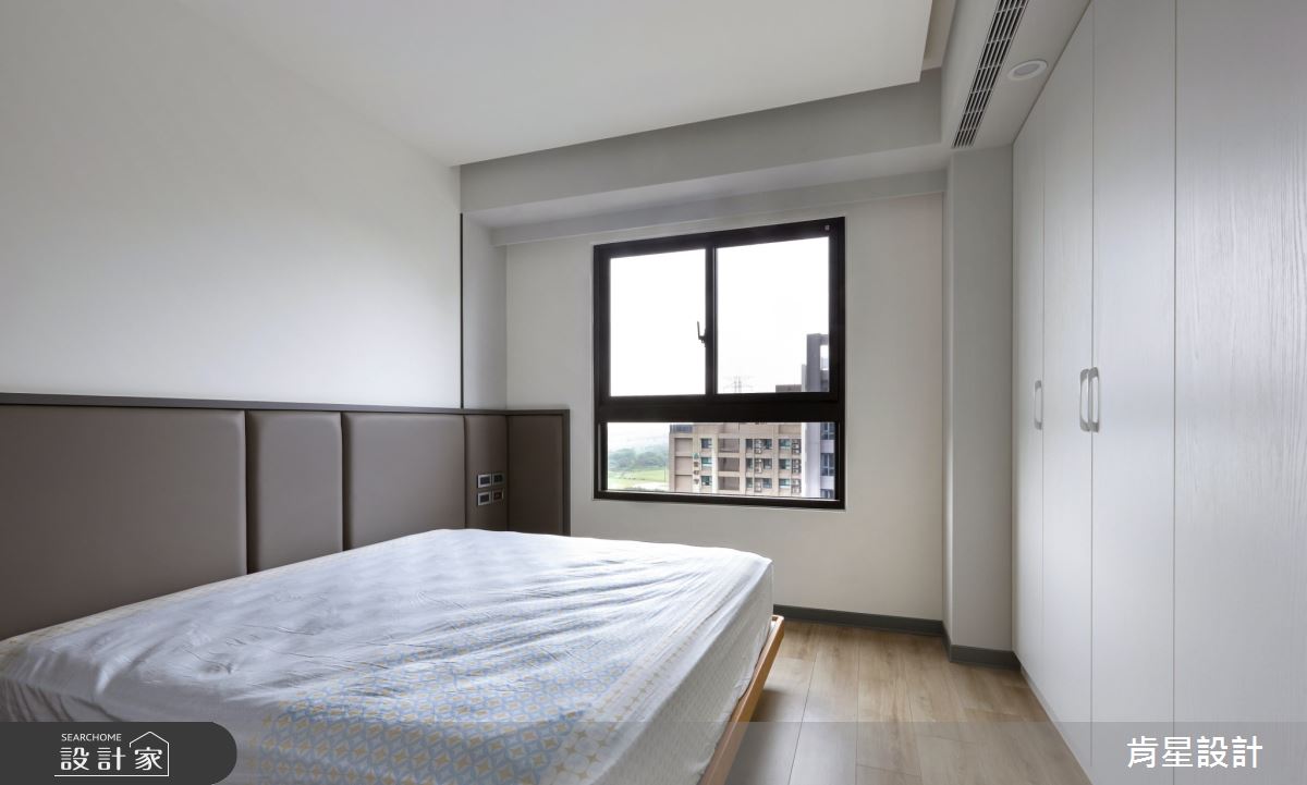 25坪新成屋(5年以下)＿現代風臥室案例圖片＿肯星設計＿肯星_21矩形包覆Rectangular wrap之40