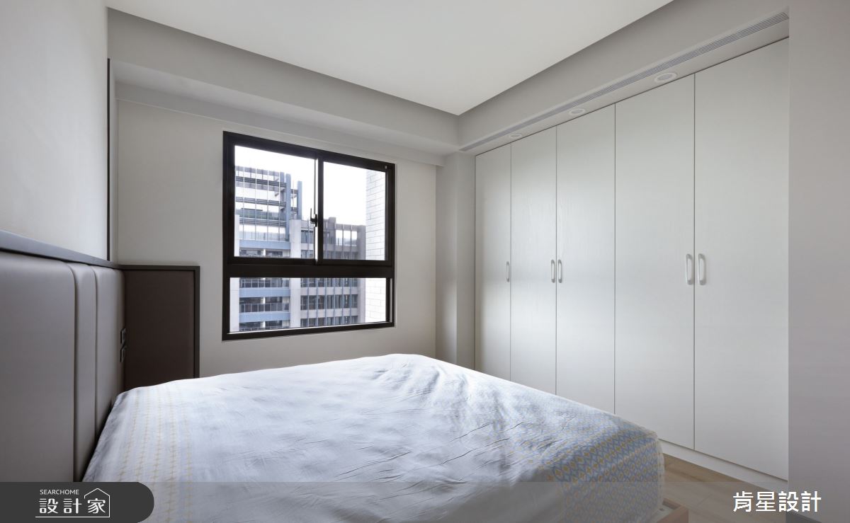 25坪新成屋(5年以下)＿現代風臥室案例圖片＿肯星設計＿肯星_21矩形包覆Rectangular wrap之42