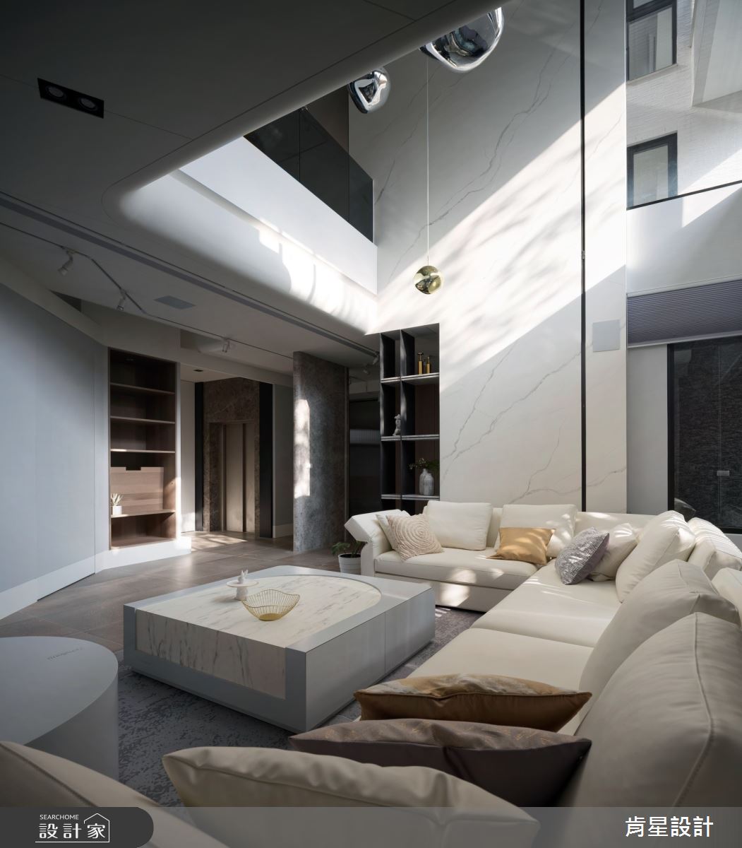 120坪新成屋(5年以下)＿現代風客廳案例圖片＿肯星設計＿肯星_22光漫light diffusion+romantic之8