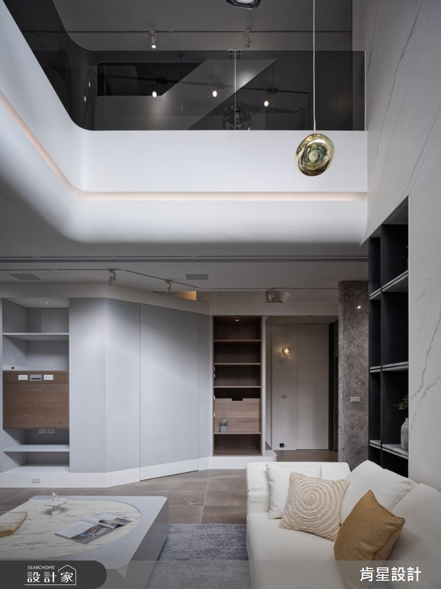 120坪新成屋(5年以下)＿現代風客廳案例圖片＿肯星設計＿肯星_22光漫light diffusion+romantic之12