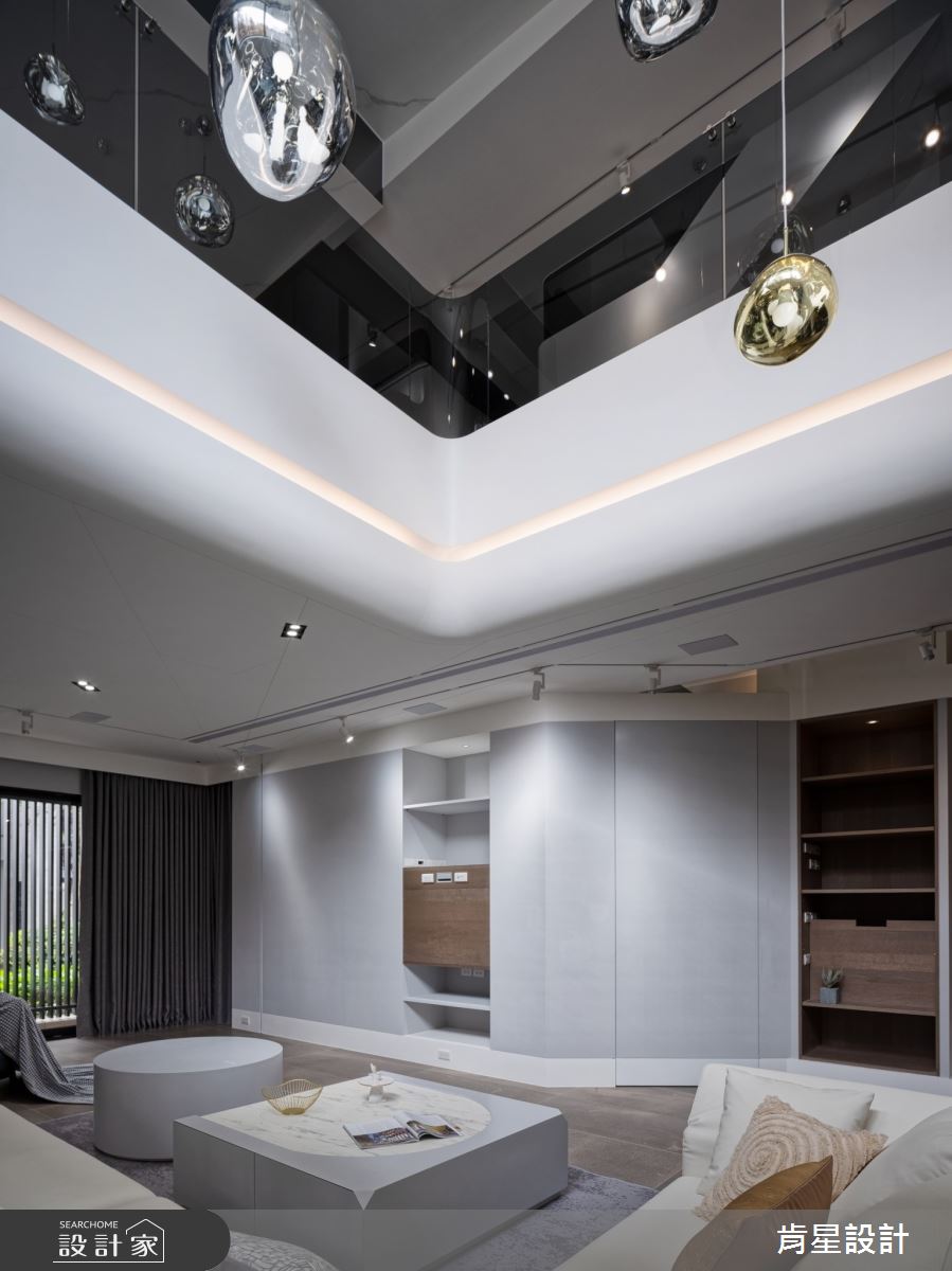120坪新成屋(5年以下)＿現代風客廳案例圖片＿肯星設計＿肯星_22光漫light diffusion+romantic之13