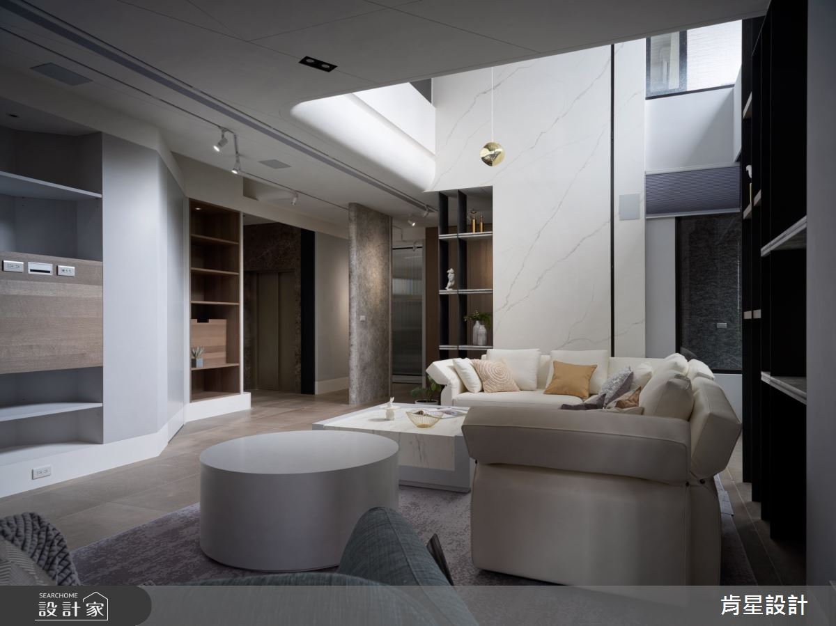 120坪新成屋(5年以下)＿現代風客廳案例圖片＿肯星設計＿肯星_22光漫light diffusion+romantic之7