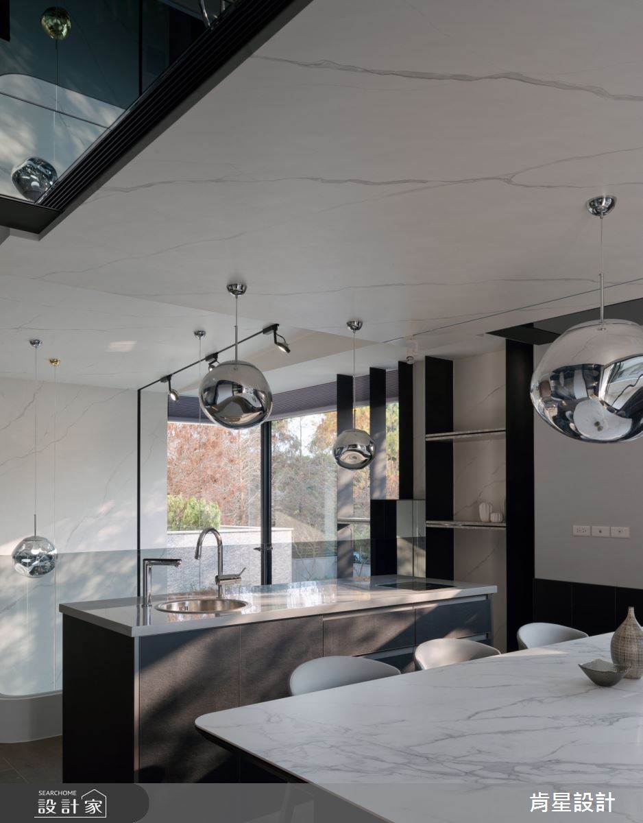 120坪新成屋(5年以下)＿現代風餐廳中島案例圖片＿肯星設計＿肯星_22光漫light diffusion+romantic之23