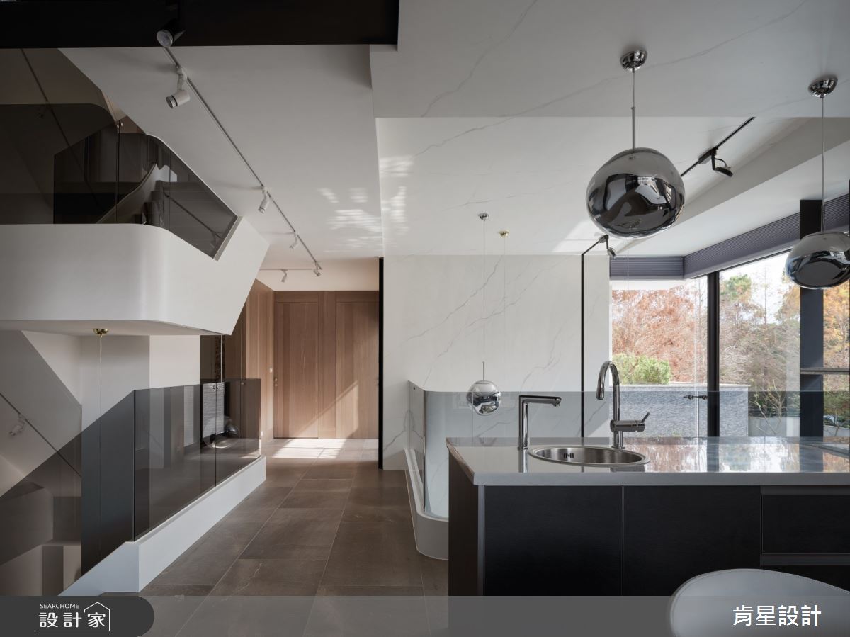 120坪新成屋(5年以下)＿現代風餐廳中島案例圖片＿肯星設計＿肯星_22光漫light diffusion+romantic之24