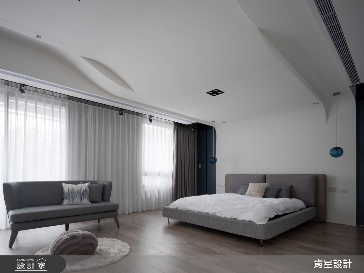 120坪新成屋(5年以下)＿現代風臥室案例圖片＿肯星設計＿肯星_22光漫light diffusion+romantic之35