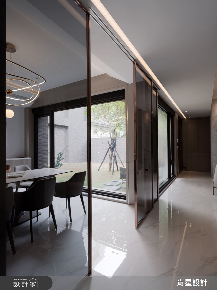 95坪新成屋(5年以下)＿輕奢風餐廳案例圖片＿肯星設計＿肯星_23線光Line Light之14