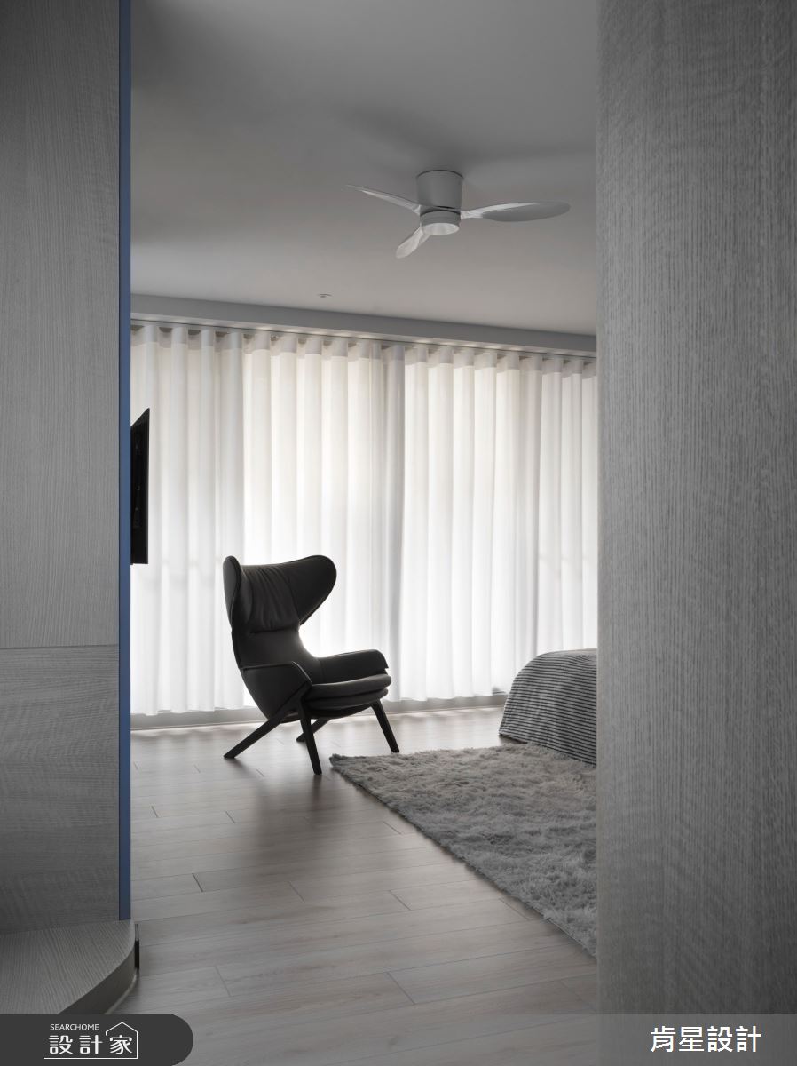 95坪新成屋(5年以下)＿輕奢風臥室案例圖片＿肯星設計＿肯星_23線光Line Light之35