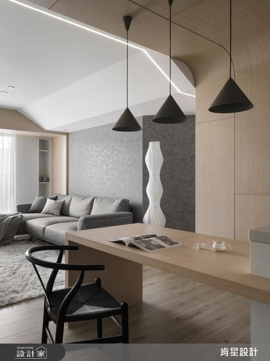 25坪新成屋(5年以下)＿現代禪風客廳餐廳案例圖片＿肯星設計＿肯星_24交禪Cross Zen之8