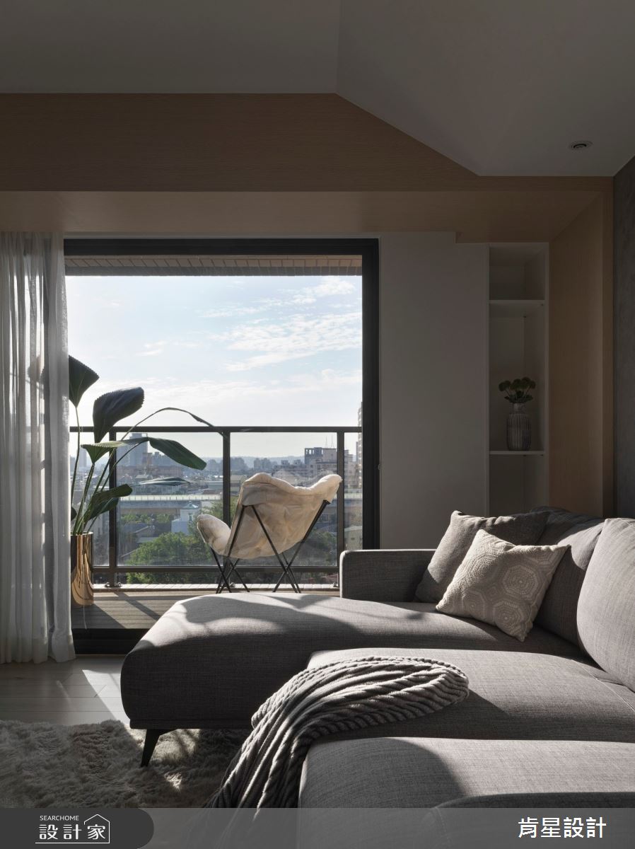 25坪新成屋(5年以下)＿現代禪風客廳案例圖片＿肯星設計＿肯星_24交禪Cross Zen之15