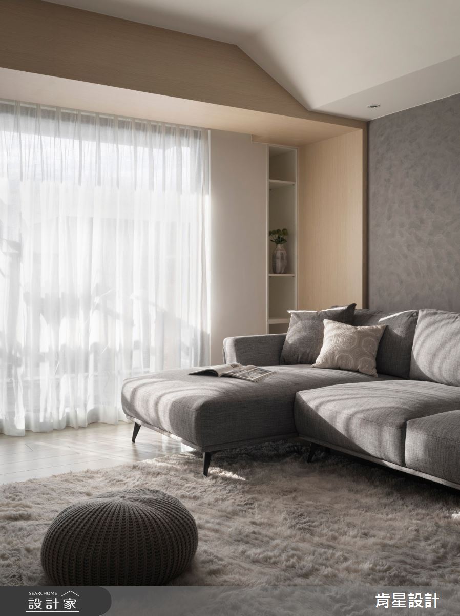 25坪新成屋(5年以下)＿現代禪風客廳案例圖片＿肯星設計＿肯星_24交禪Cross Zen之14