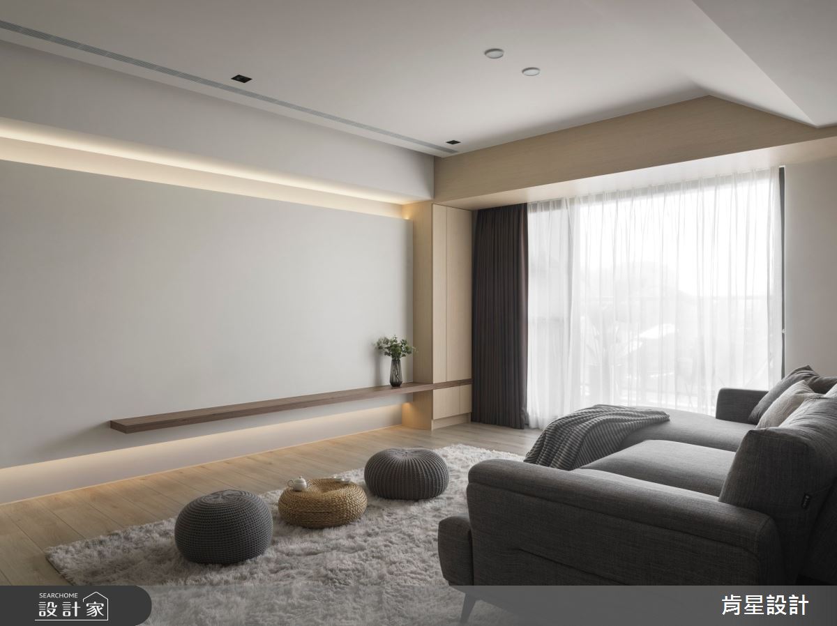 25坪新成屋(5年以下)＿現代禪風客廳案例圖片＿肯星設計＿肯星_24交禪Cross Zen之12