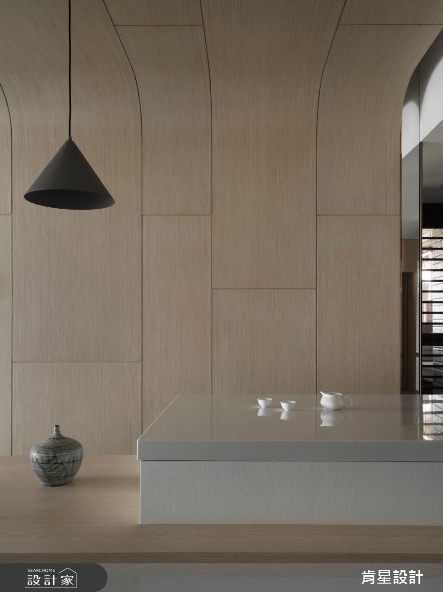 25坪新成屋(5年以下)＿現代禪風餐廳中島案例圖片＿肯星設計＿肯星_24交禪Cross Zen之18