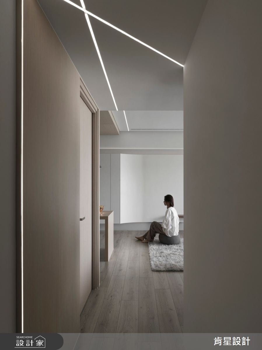 25坪新成屋(5年以下)＿現代禪風走廊案例圖片＿肯星設計＿肯星_24交禪Cross Zen之19