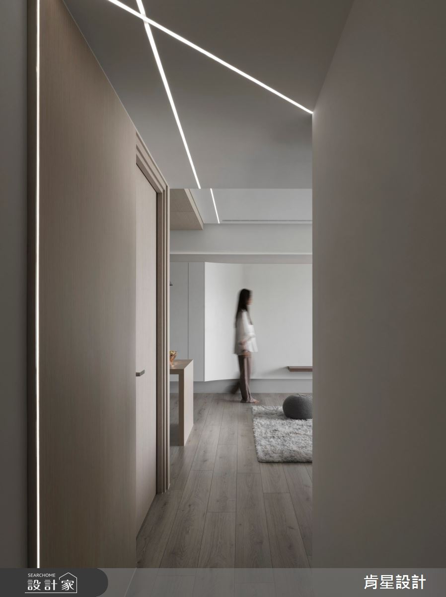 25坪新成屋(5年以下)＿現代禪風走廊案例圖片＿肯星設計＿肯星_24交禪Cross Zen之20