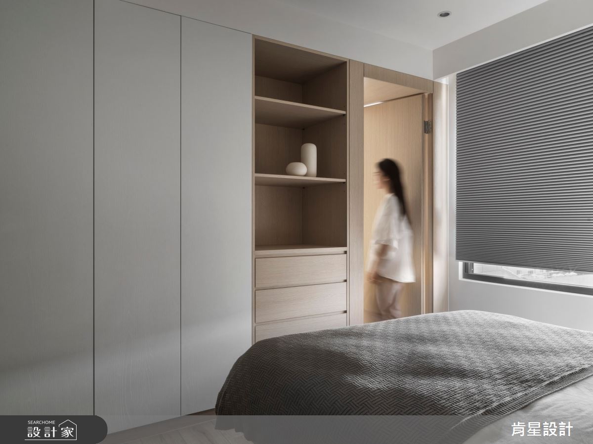 25坪新成屋(5年以下)＿現代禪風臥室案例圖片＿肯星設計＿肯星_24交禪Cross Zen之22