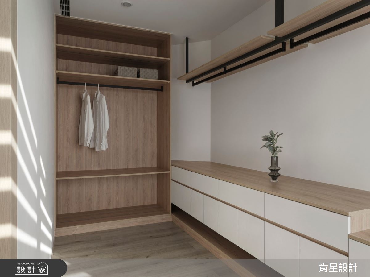 25坪新成屋(5年以下)＿現代禪風更衣間案例圖片＿肯星設計＿肯星_24交禪Cross Zen之25